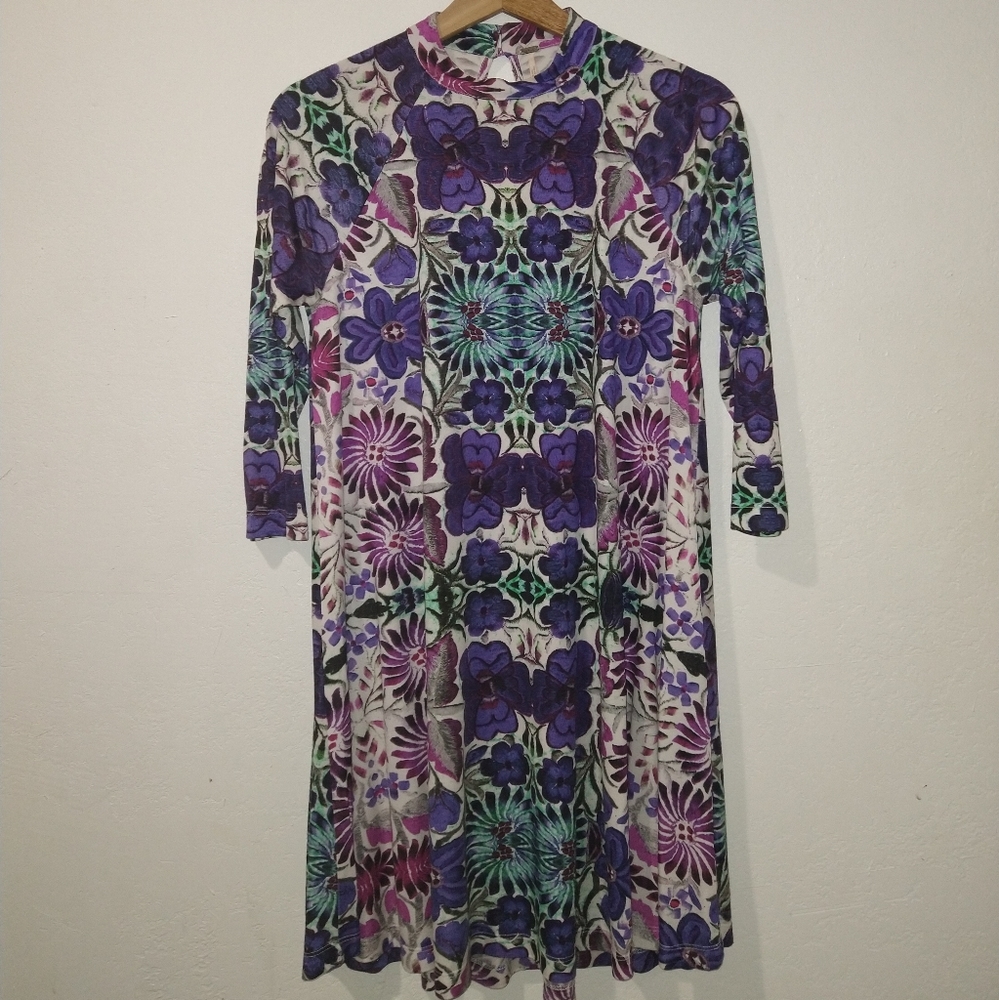 💥SALE💥FREE PEOPLE Fiesta White Floral Combo Dress - Picture 9 of 10